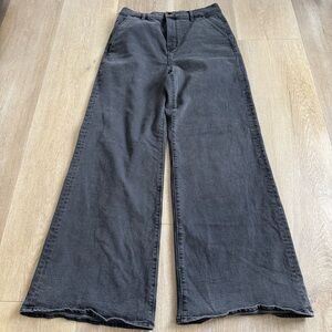 Ann Taylor Wide Leg Black Jeans